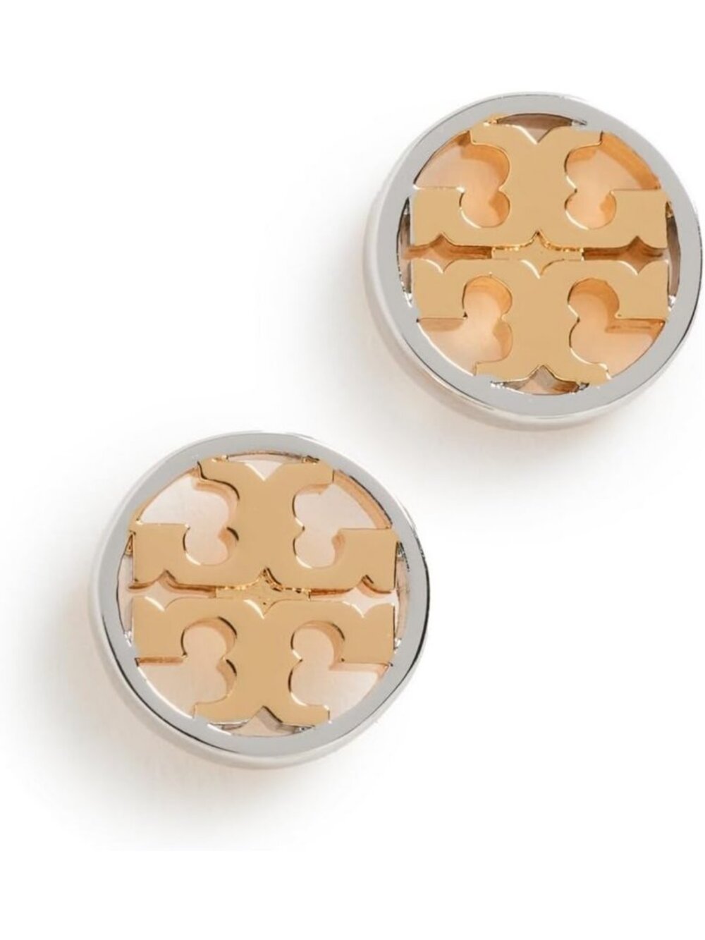 Chic Women's Icon Circle Stud Earrings - Elegant Fashion Jewelry Accessory